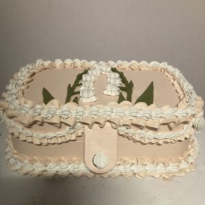 Lily of the valley cake jewelry box