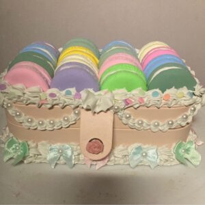 Day dream Macaron decoden cake jewelry box